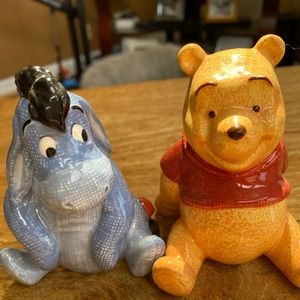 Eeyore and Winnie the Pooh Salt and Pepper Shakers